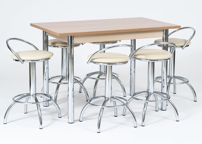 bar masası ve taburesi